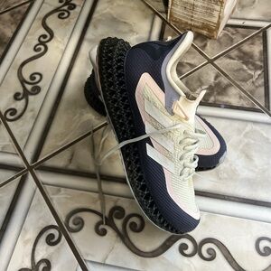 adidas Women's Navy, Cream & Light Pink Athletic Sneakers